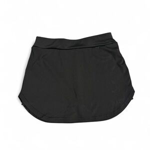Sleek Black Sports Skirt